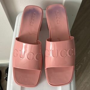 GUCCI Rubber Slide Sandal